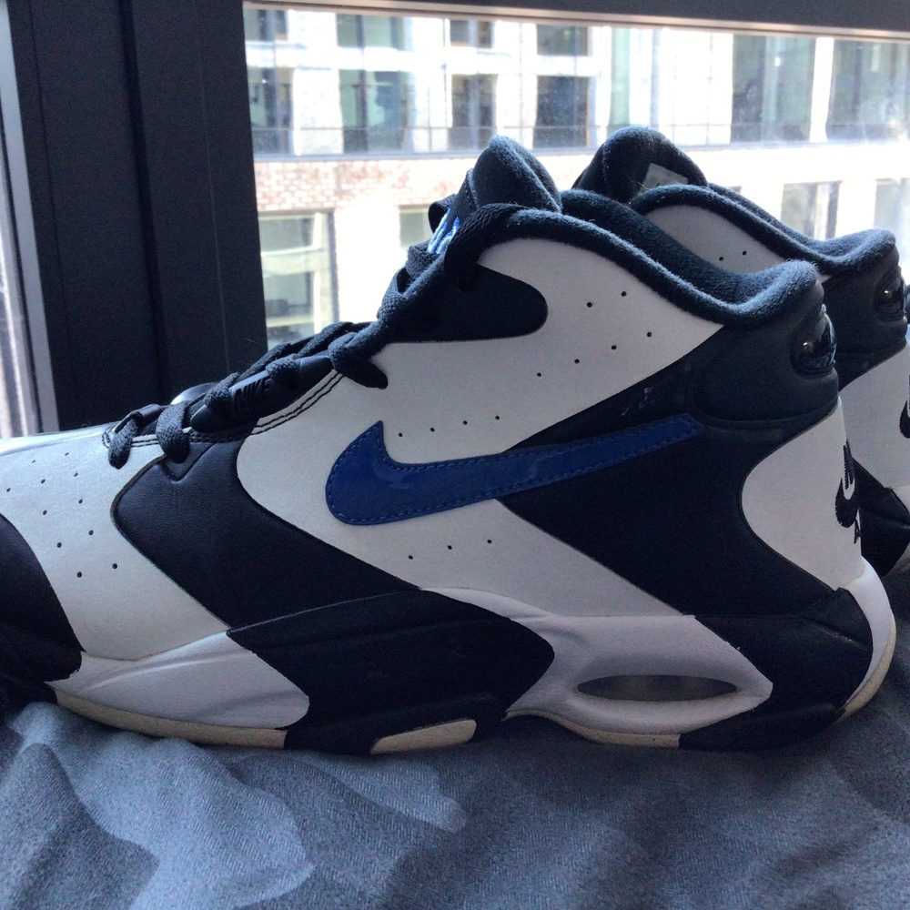 Nike Air Up ' 14 Black/Game Royal-White Sz10.5 (With Box)